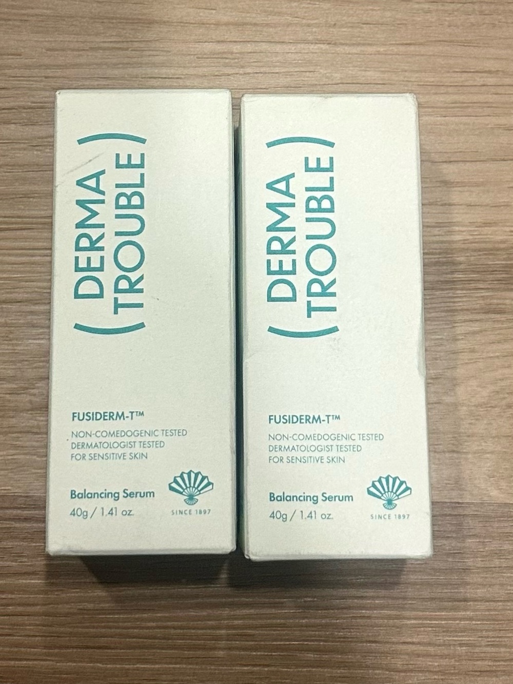 Set Of 2 Fusidyne Derma Trouble Balancing Serum - Fusiderm-- 1.41 oz / 40g.